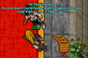 Exchange Tokens for Tibia Coins